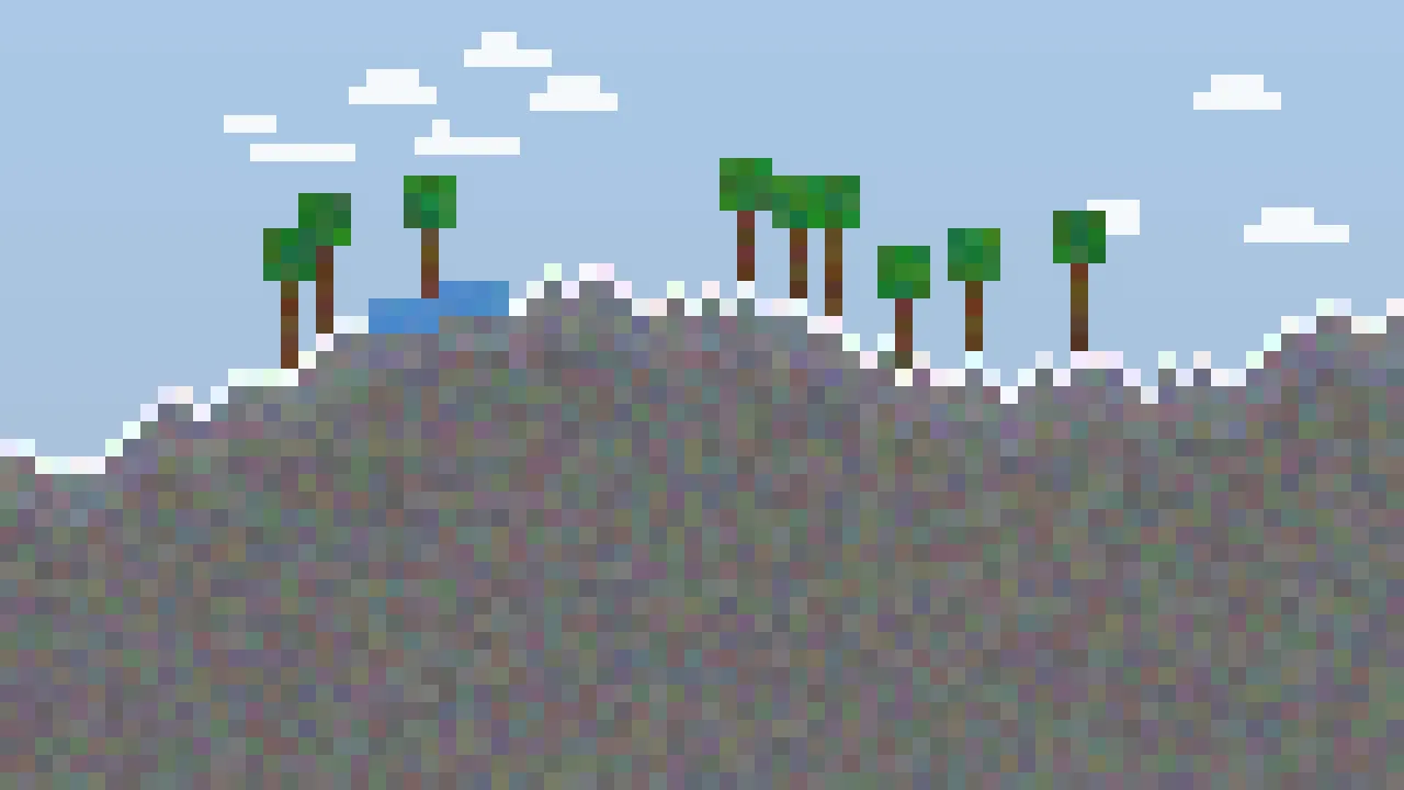 Minecraft – vùng núi tuyết